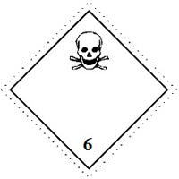 Знак - Класс 6 (Подкласс 6.1): Токсичные вещества