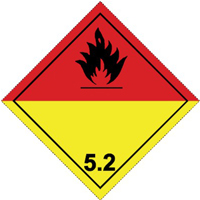 Знак - Класс 5 (Подкласс 5.2): Органические пероксиды